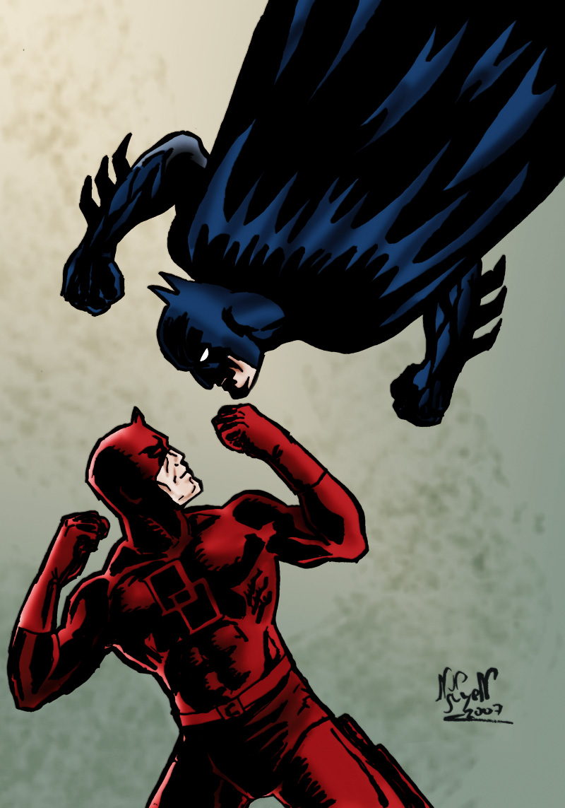 Daredevil versus Batman, again