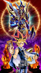 Yugi and BLS Envoy of the Beginning Wallpaper 1