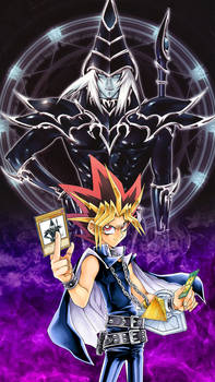 Yugi and Dark Magician Wallpaper 2