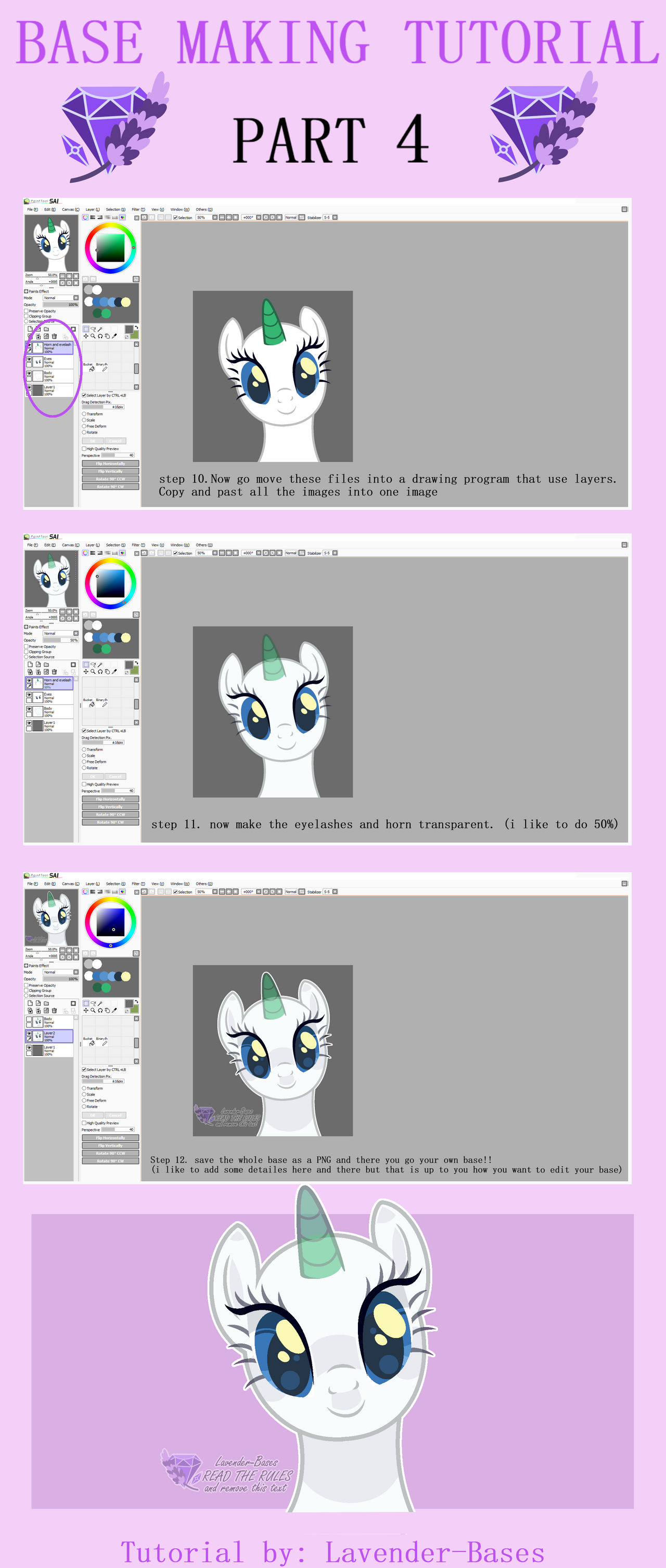 MLP Base Making Tutorial Part FOUR by Lavender-Bases on DeviantArt