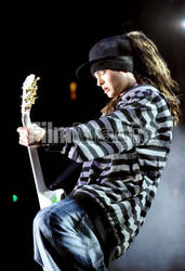 Tom loves his guitar xD