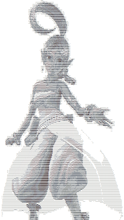 ASCII Art: Sharah the Genie