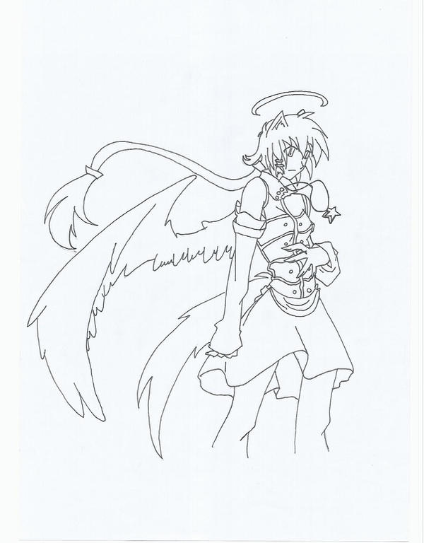 Akari Angel- LineArt