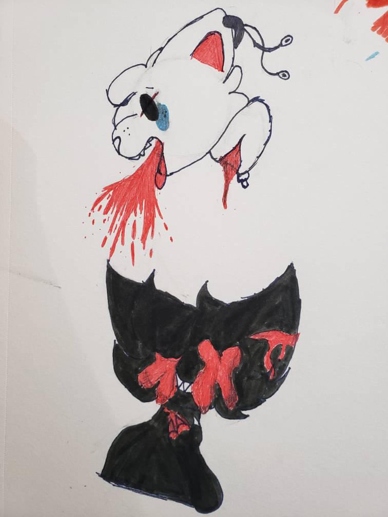 Blood Splatter Deviantart Blood Splatter by Furrychoca on DeviantArt