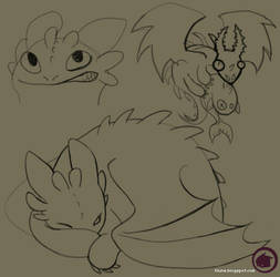 Dragons sketches