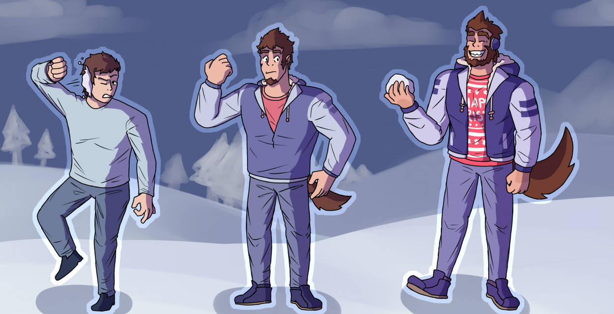 A Winter Werewolf - Scott Howl TF by ArticulatedArtisan on DeviantArt