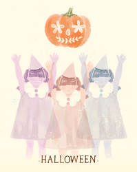 Little witches and the magic pumpkin