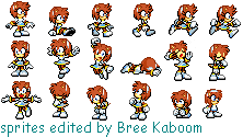 Elise the Hedgehog Sprites