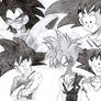 Sayan Family: Goku Sketch