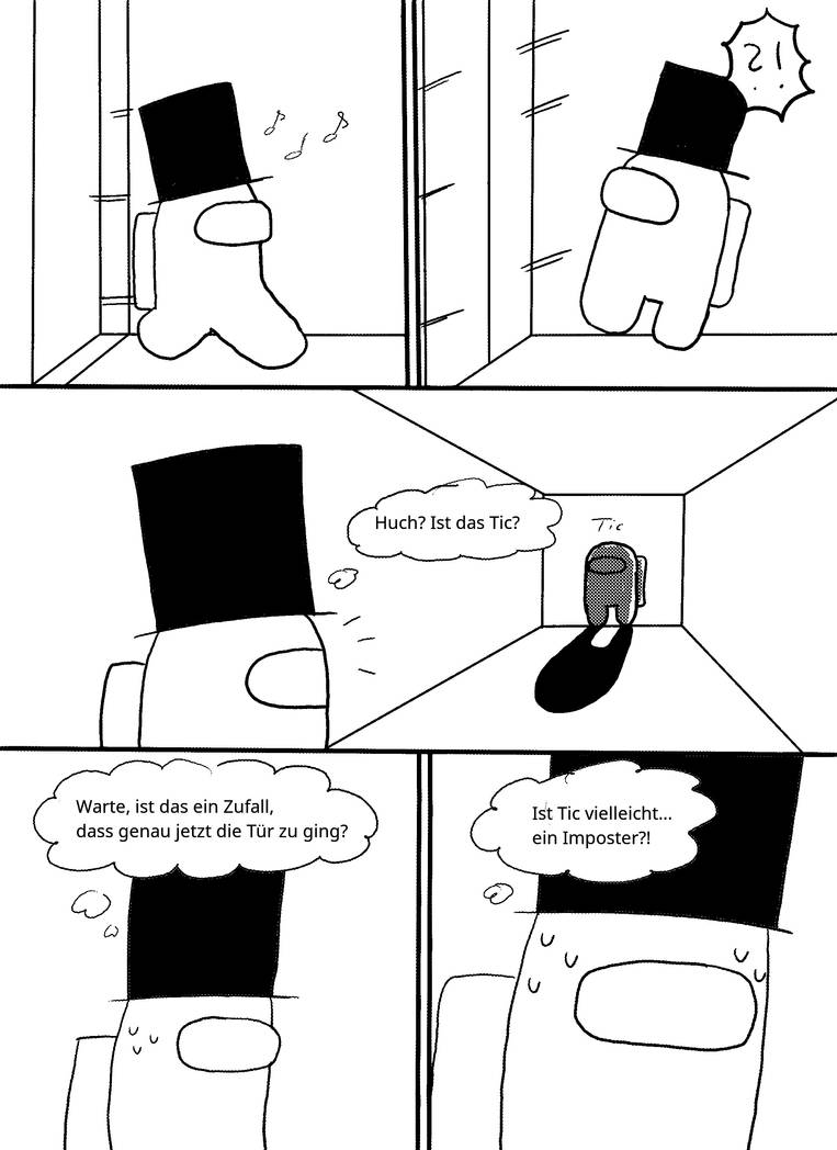 Among Us Comic The Door part 1 by TeetrinkerIon on DeviantArt