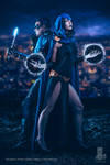 Nightwing and Raven by MeganCoffey