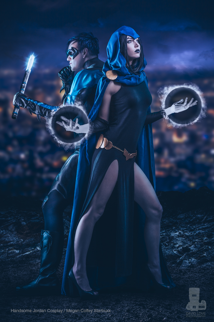 Nightwing and Raven