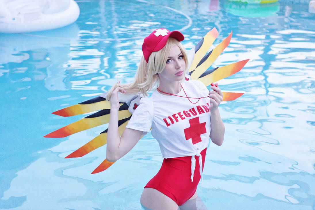 Lifeguard Meg Deviantart Pool Party - Lifeguard Mercy V by MeganCoffey on DeviantArt