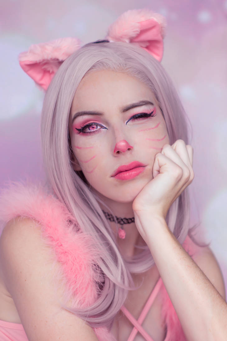 Pink Kitty IV by MeganCoffey on DeviantArt