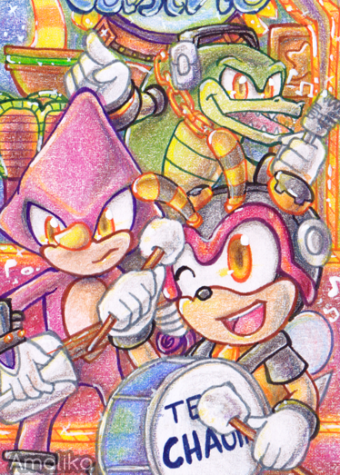 ACEO #20 - Chaotix Recital