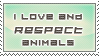 I L_R ANIMALS Stamp