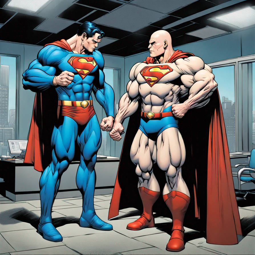 Lex Luthor Muscles Superman Dominated By Musclebound Lex Luthor by robjames6969 on DeviantArt