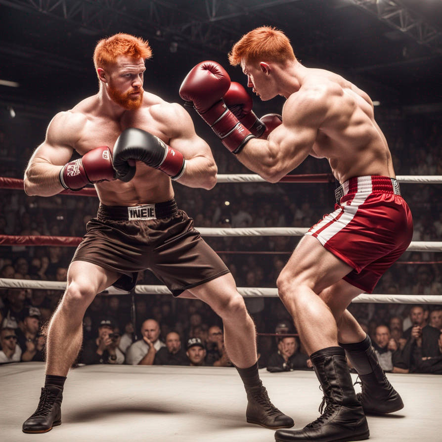 Boxeur Roux Handsome, muscular redheads in boxing match by robjames6969 on DeviantArt