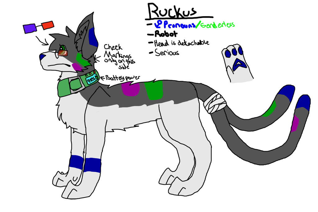Deviant Ruckus Ruckus Ref by MoontailDraws on DeviantArt