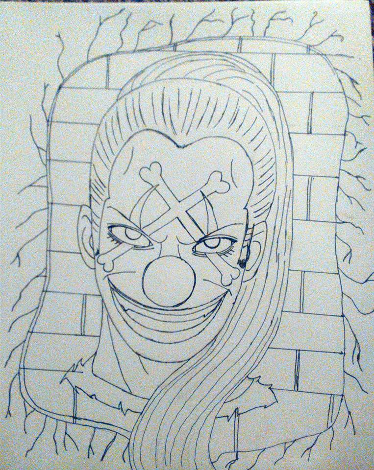 Buggy the Clown Tattoo WIP by ShadowCrowAssassin on DeviantArt