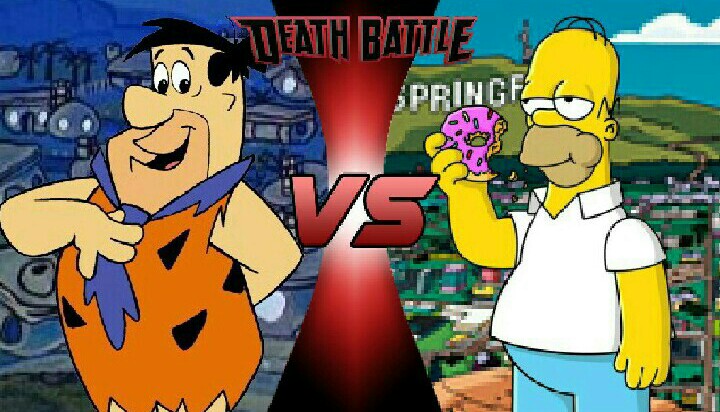 Homer Simpson Rival Claim: Fred Flintstone vs. Homer Simpson by ToonGamer619 on DeviantArt