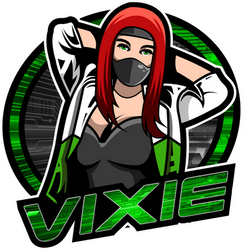 Vixie Logo Tech Style