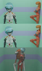 Neon Genesis Evangelion - Lift Scene