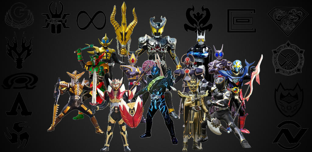 All Dark Kamen Riders by ryokia96 on DeviantArt