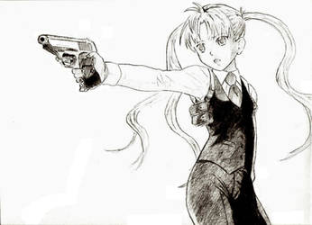 Triella Sketch [Gunslinger Girl]