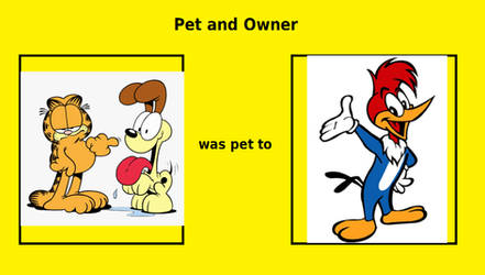 What if Garfield and Odie was a pet to WW?