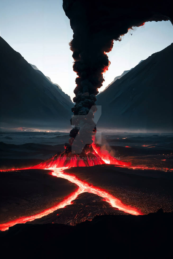 Volcano Red Riley Blue Red Volcano by eternitus on DeviantArt