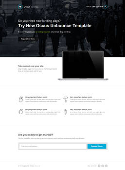 Occus - Unbounce Template