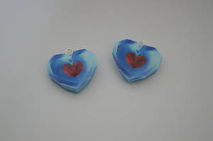New OOT Heart Piece Charms - Polymer Clay