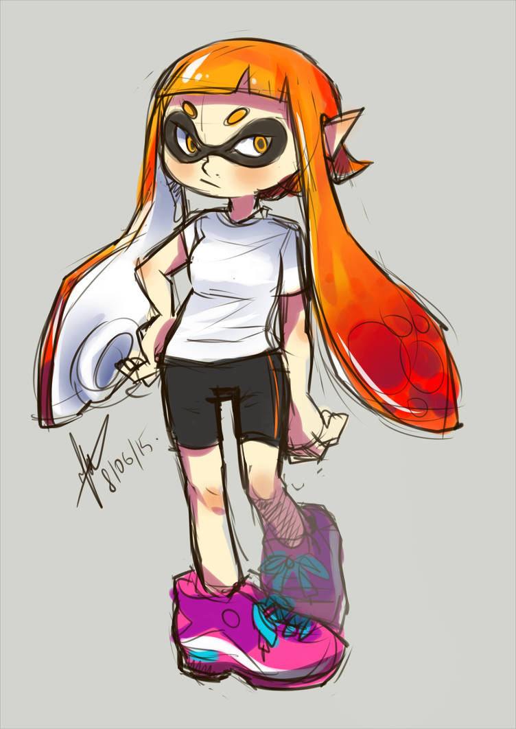 Splatoon Figure Deviantart splatoon by Asaderi on DeviantArt