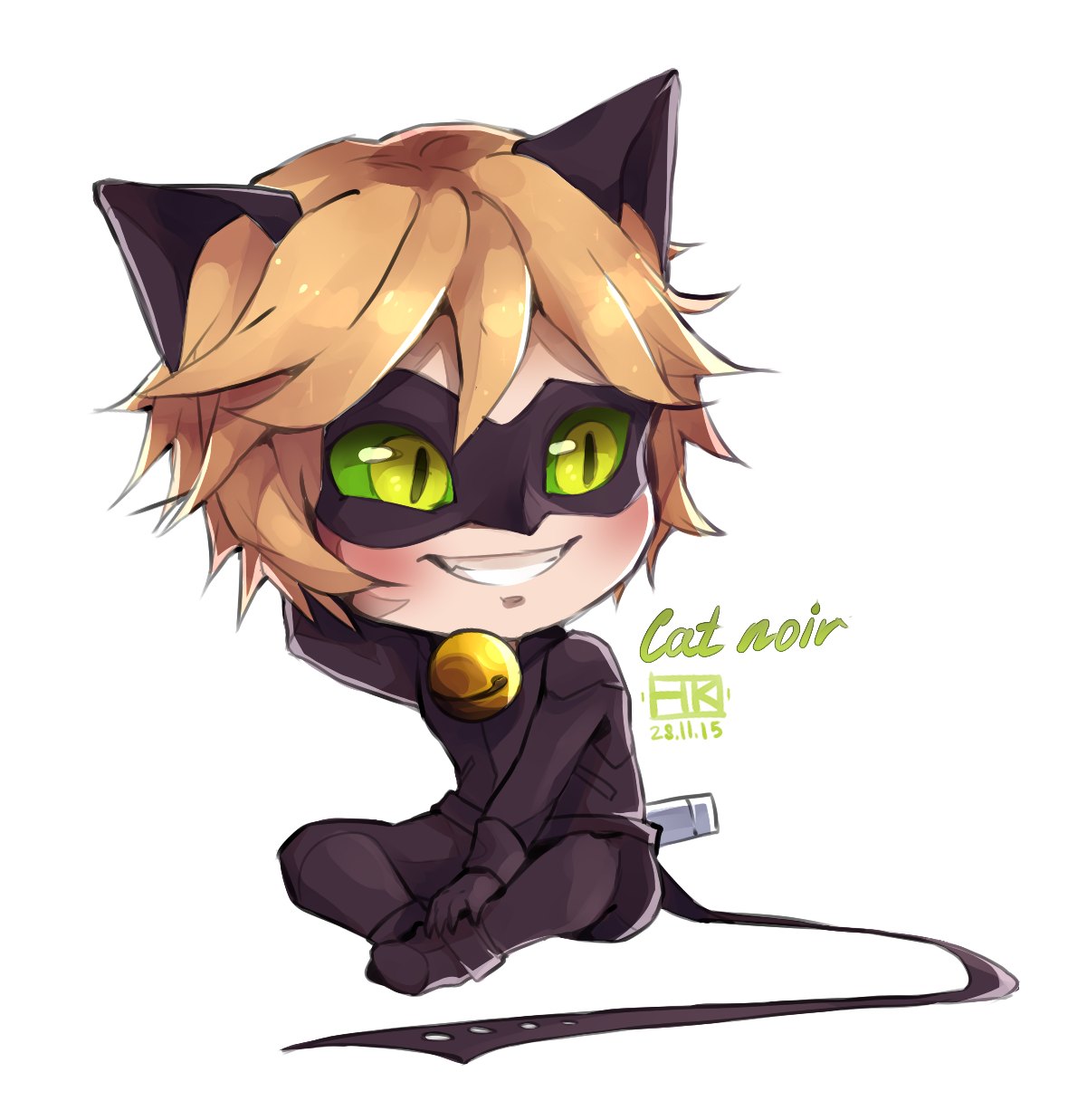 Cat Noir Chibi - Desenho de docete_veena - Gartic