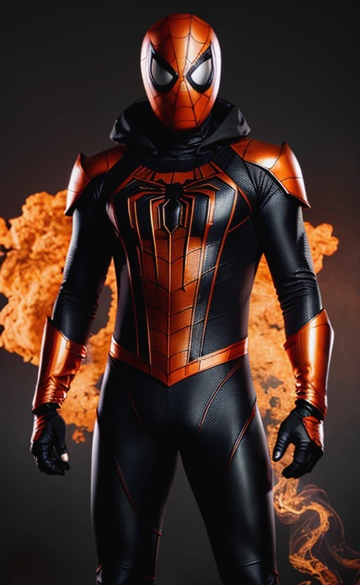 Spider Man Orange Colour