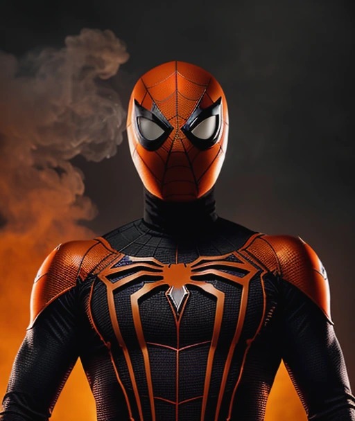 Spider Man Orange Colour