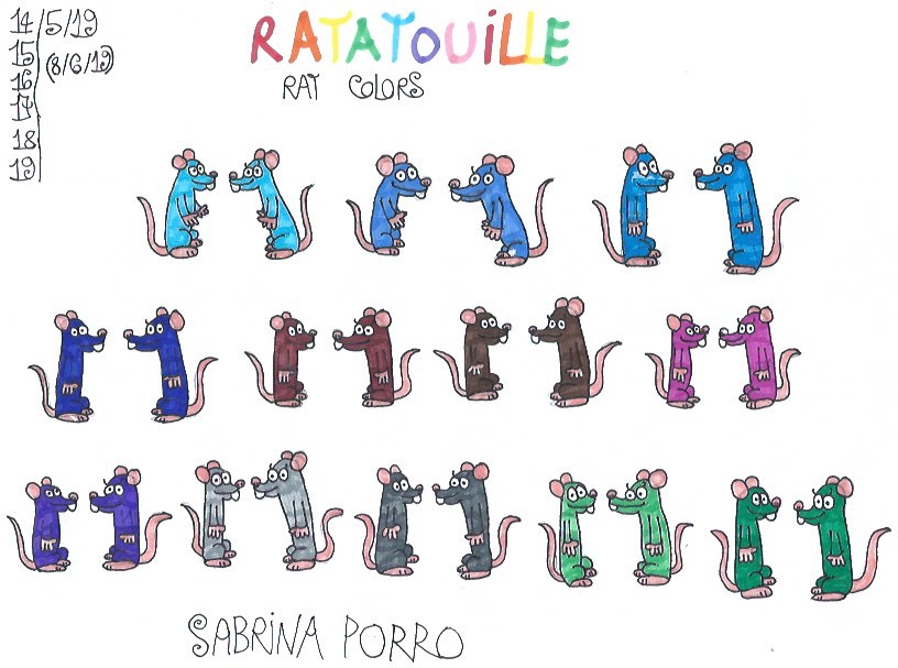 Ratatouille Rat colors by Sabrina2000 on DeviantArt