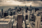 Chicago from the Hancock Tower by arnaudperret