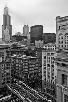 Cloudy day in Chicago