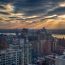 Sunset over Manhattan