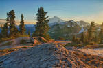 Mount Baker at sunset by arnaudperret