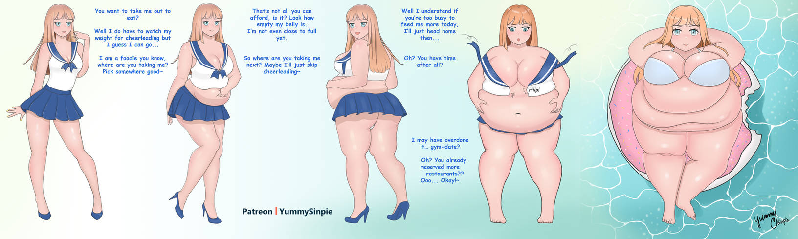 Chubby-chan Weight Drive Combined by YummySinpie on DeviantArt.
