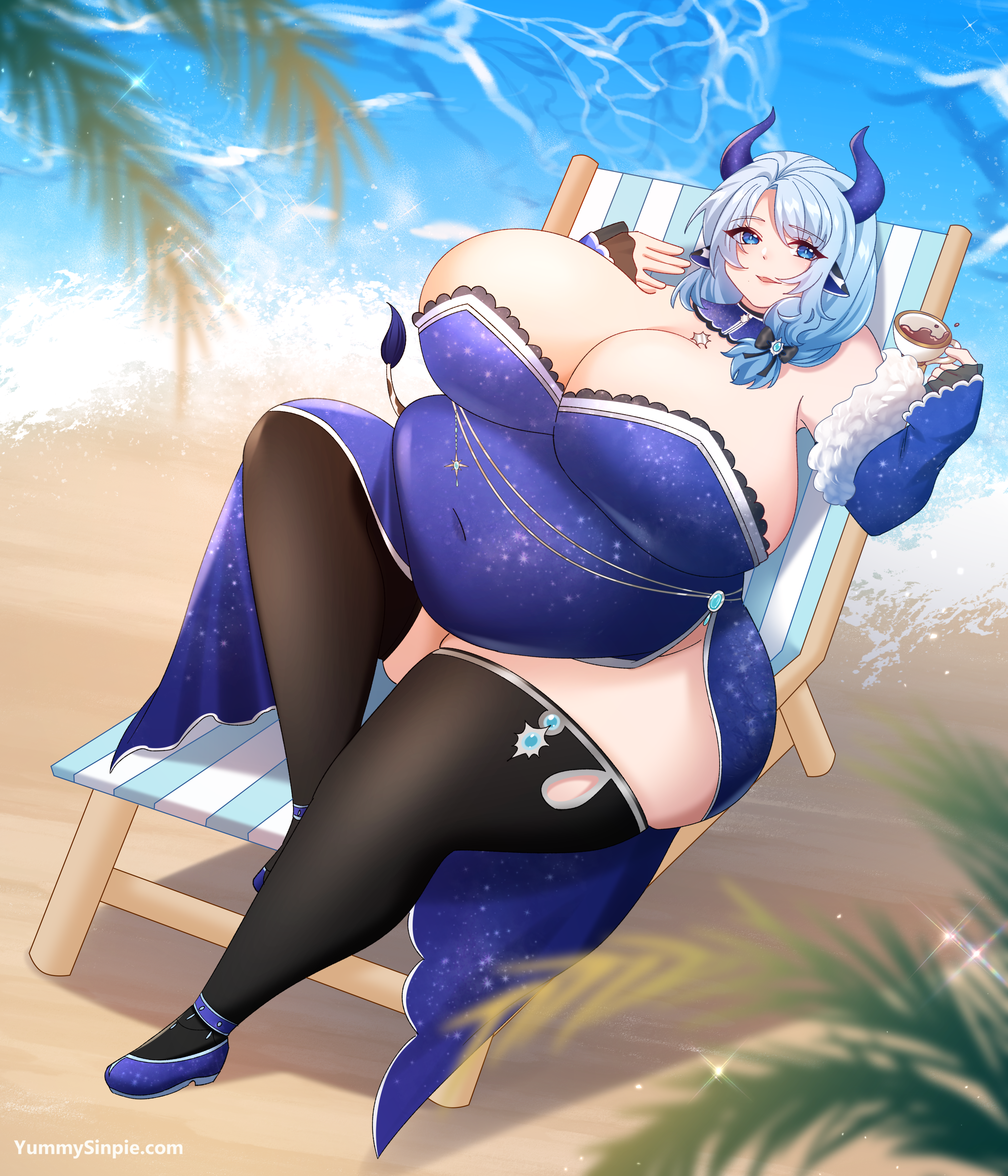 Join me for a drink on the beach~ Miilkywayz