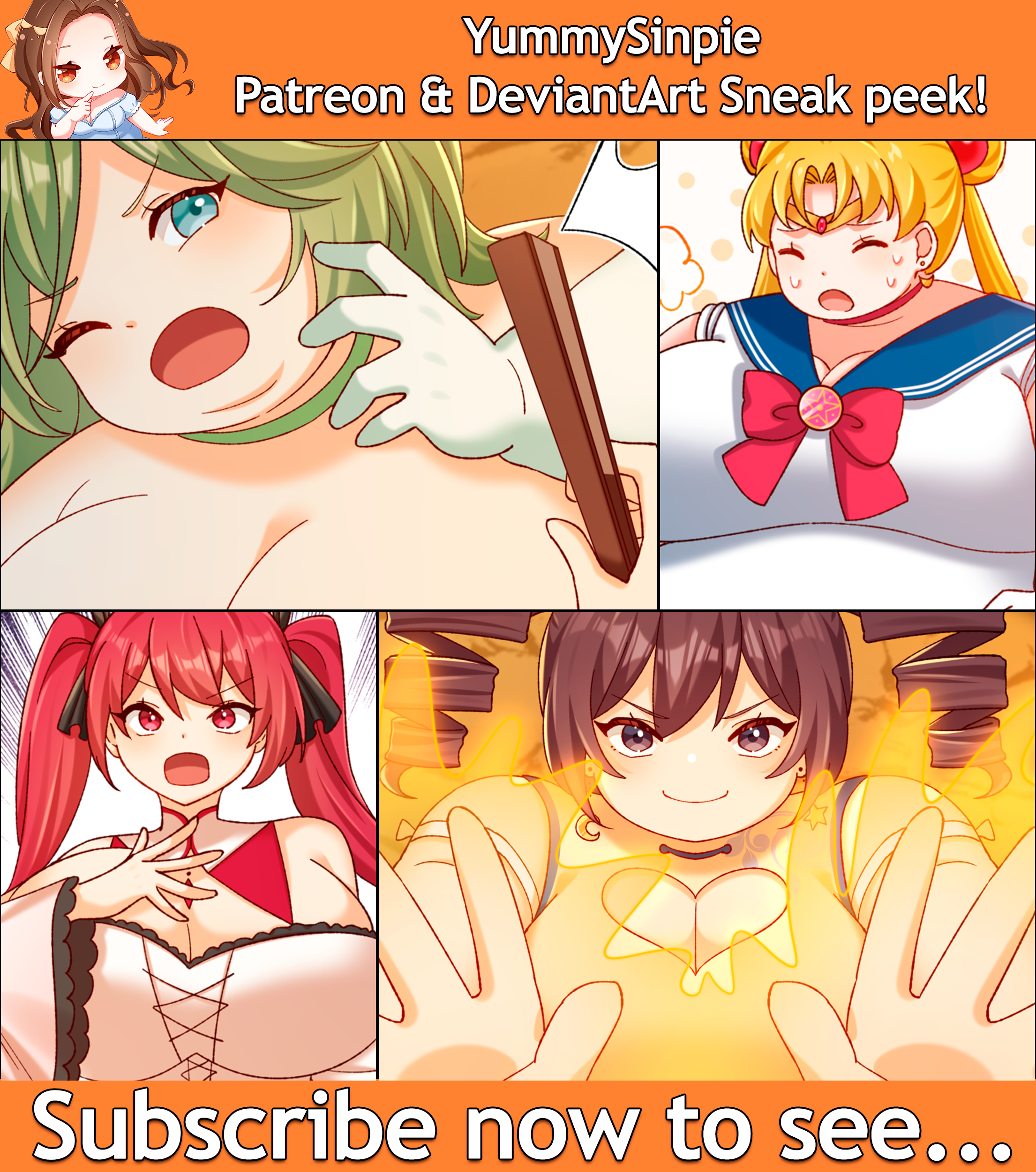 Patreon and DeviantArt Subscriptions Sneak Peek!~