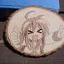 Konata woodburning