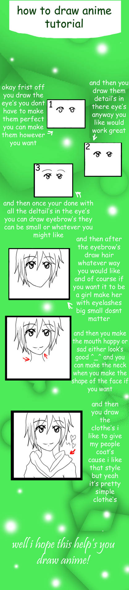 how to draw anime tutorial by IsaacsDevil4108 on DeviantArt