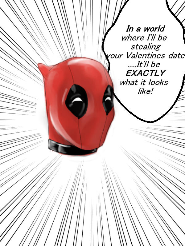 Deadpool Valentine by zeXr0art on DeviantArt