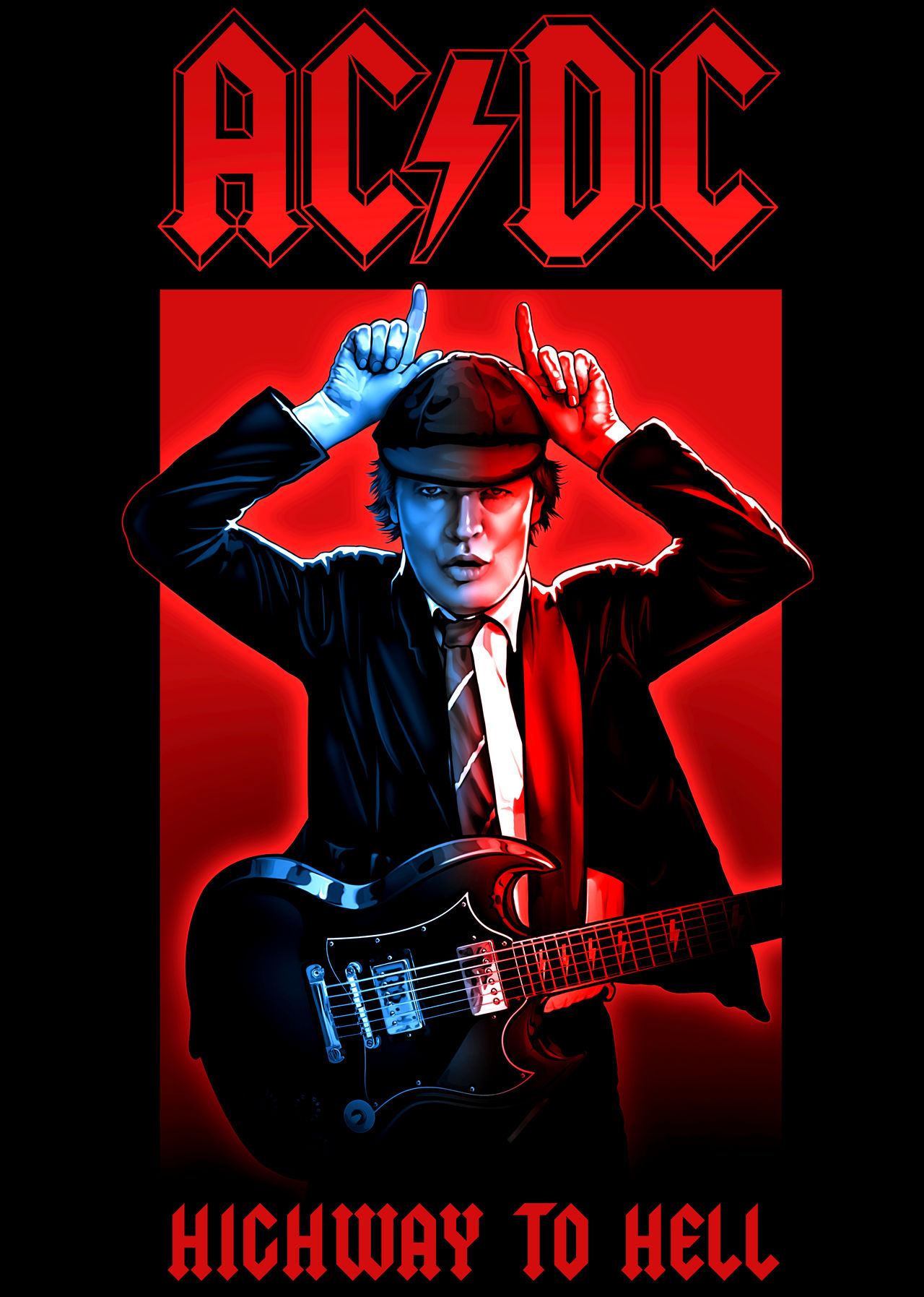 ACDC T-Shirt Design for Liquid Blue. by ABALDESIGNS on DeviantArt