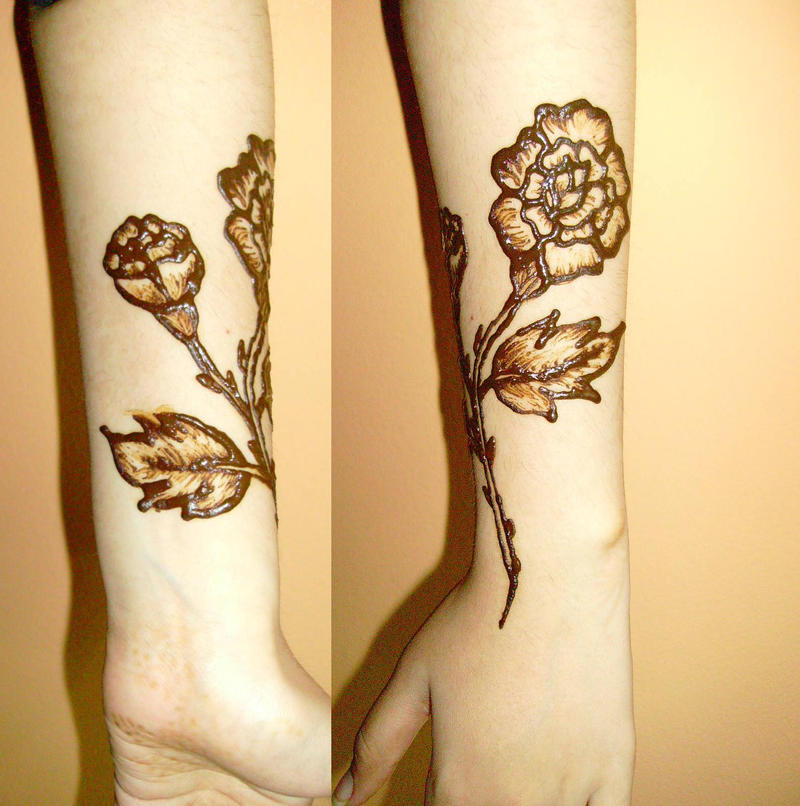 Wraparound Rose tattoo by honeyness on DeviantArt